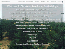 Tablet Screenshot of christmasfarm.co.uk